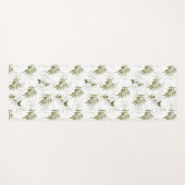 Timeless Sage Olive Wataercolor Chic  ヨガマット (正面(横))