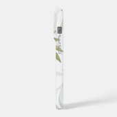 Timeless Sage Olive Wataercolor Chic  iPhoneケース (左側面)