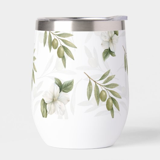 Timeless Sage Olive Watercolor Chic (左面)