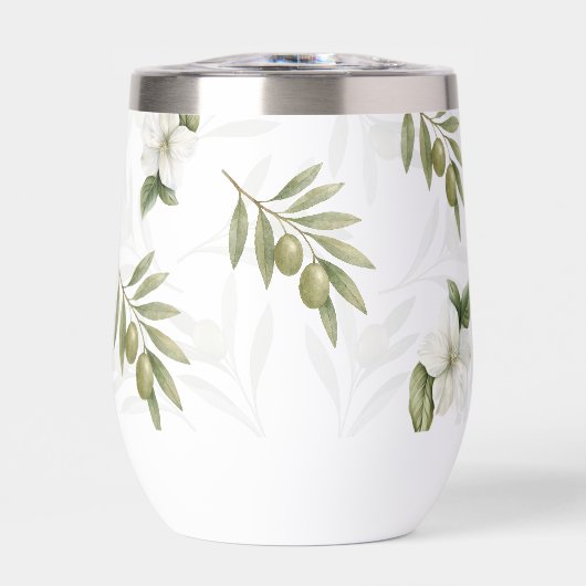 Timeless Sage Olive Watercolor Chic (正面)