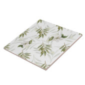 Timeless Sage Olive Watercolor Chic  タイル (側面)