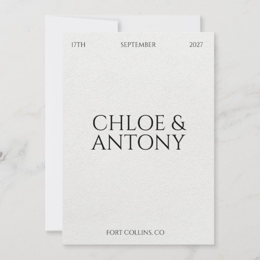 Timeless, Save The Date セーブザデート (正面)