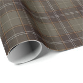 Timeless Tartan Plaid Brown Gray Ralph Christmas ラッピングペーパー (ロールコーナー)
