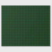 Timeless Tartan Plaid Forest Green Ralph Christmas ラッピングペーパー (フラット)