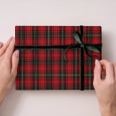 Timeless Tartan Plaid Red Black Ralph Christmas ラッピングペーパー