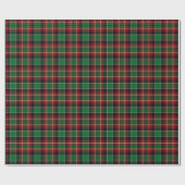 Timeless Tartan Plaid Red Green Ralph Christmas ラッピングペーパー (フラット)