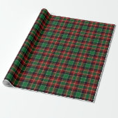 Timeless Tartan Plaid Red Green Ralph Christmas ラッピングペーパー (アンロールド)