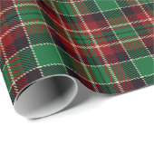 Timeless Tartan Plaid Red Green Ralph Christmas ラッピングペーパー (ロールコーナー)