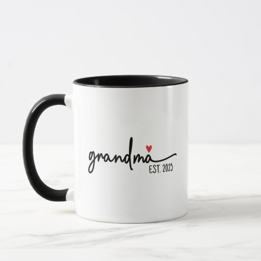 Timeless Tradition: Custom Grandma Christmas Gift マグカップ (左)