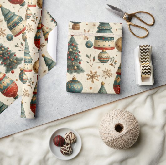 Timeless Tree ラッピングペーパー (クラフト)