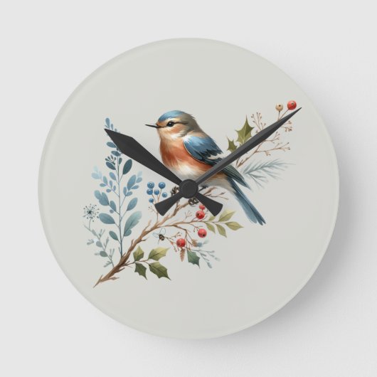 Timeless Tweet ラウンド壁時計 (正面)