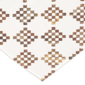 Timeless Vintage French Checkered Pattern ショートテーブルランナー (コーナー)