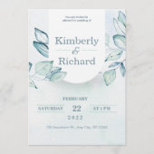 Timeless Wedding Invitation | Elegant Minimal  招待状 (正面)