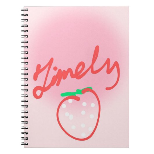 TimelyStrawberry 苺 ノートブック (正面)