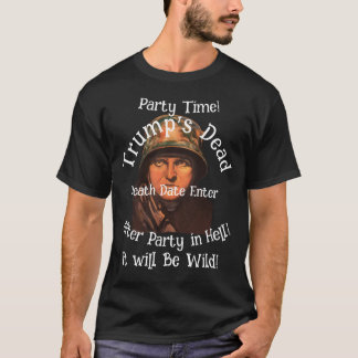 TimeMachine Trumps Dead Save Date Party Expired Tシャツ