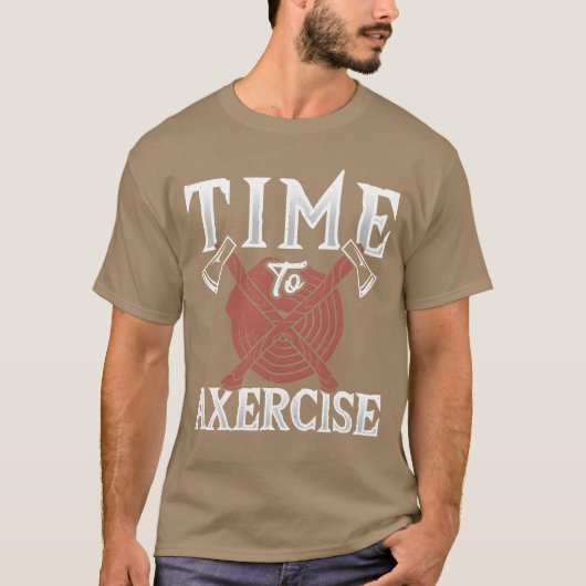 Timeo Aercise Lumberjack Ae Forestry vintage Tシャツ (正面)