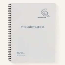 Timepiece- Minimalist Marriage Union Notebook ノートブック