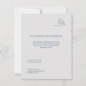 Timepiece- Minimalist Union Announcement  出欠カード (正面)