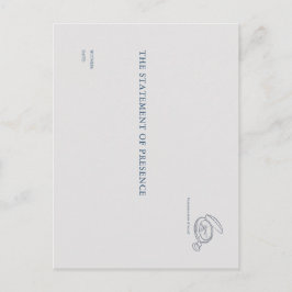Timepiece- Minimalist Union Witness Postcard ポストカード
