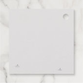 Timepiece- Minimalist Wedding フェイバータグ (裏面)