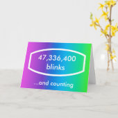 Timepodz rainbow card - 18歳(blinks) カード (黄色い花)