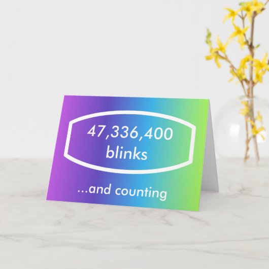 Timepodz rainbow card - 18歳(blinks) カード (黄色い花)