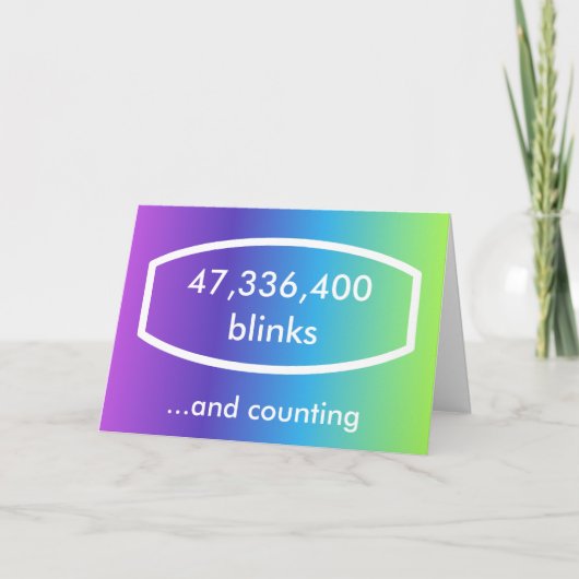 Timepodz rainbow card - 18歳(blinks) カード (正面)