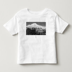 TimerlineロッジおよびMt.のフードの写真 トドラーTシャツ