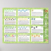 Timesテーブル ポスター (正面)