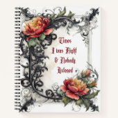 Times I Was Right Gothic ノートブック (正面)