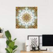 Times of Transition 11 Posterのためのマンダラ ポスター (ホームオフィス)