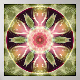 Times of Transition 22 Posterのためのマンダラ ポスター