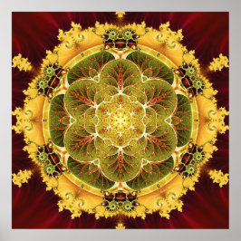 Times of Transition 8 Posterのためのマンダラ ポスター