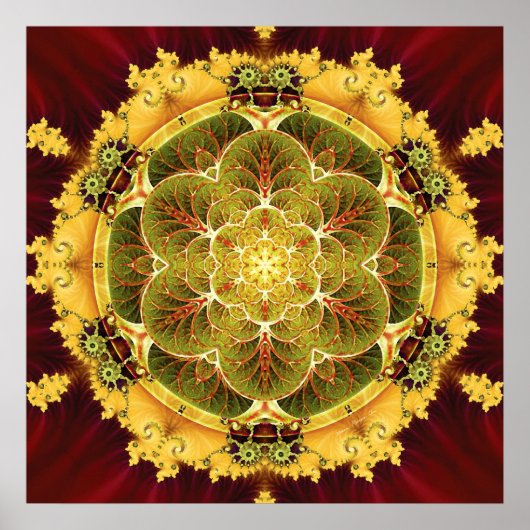 Times of Transition 8 Posterのためのマンダラ ポスター (正面)