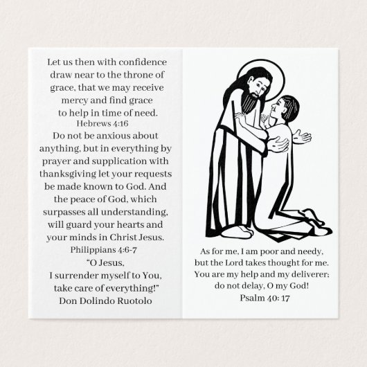 Times of Trouble prayer card (外部フラット)