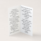 Times of Trouble prayer card (内部)