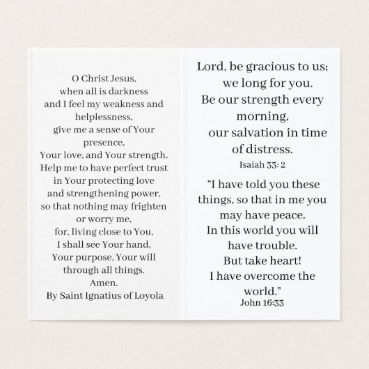 Times of Trouble prayer card (内部フラット)