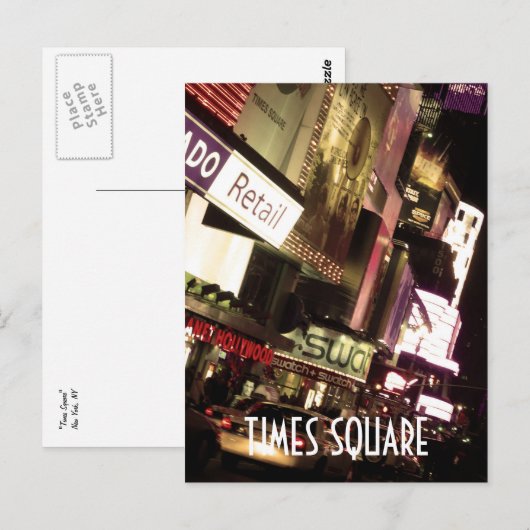 Times Square ポストカード (正面/裏面)
