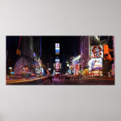 Times Square by Night Panorama Poster ポスター (正面)