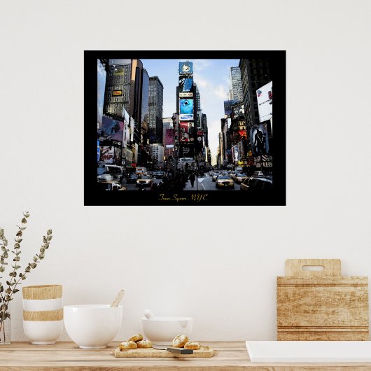 Times Square - N.Y.C.  Poster print ポスター (キッチン)