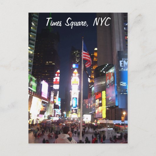 "Times Square, New York City, USA" CricketDiane A ポストカード (正面)