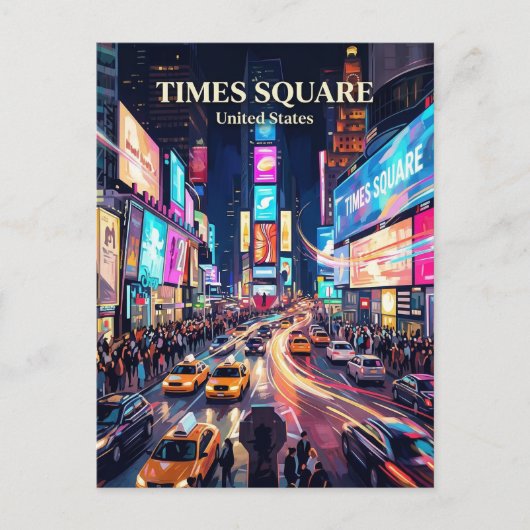 Times Square New York State ポストカード (正面)