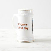 Timesquareニューヨークシティのマグ ビールジョッキ (正面左)