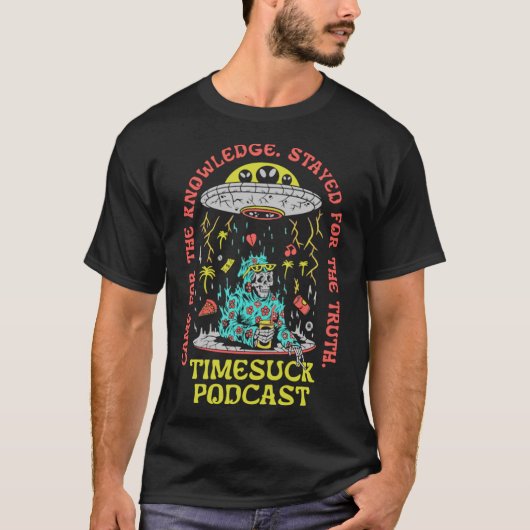 Timesuck Podcast M-Erch Knowledge Truth 1 S Gift F Tシャツ (正面)