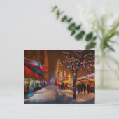 Timisoaraのクリスマスの市場 シーズンポストカード (スタンド正面)