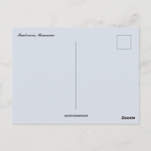 Timișoara Romania ポストカード (裏面)