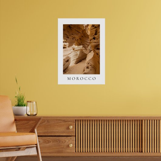 Timlalin’s canyon, near Tamri, Morocco travel ポスター (リビング2)