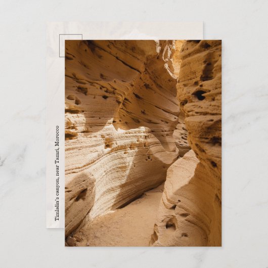 Timlalin’s canyon, near Tamri, Morocco travel ポストカード (正面/裏面)