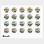 Timmelsjoch - Passo del Rombo Sticker ラウンドシール (シート)