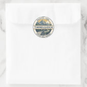Timmelsjoch - Passo del Rombo Sticker ラウンドシール (バッグ)